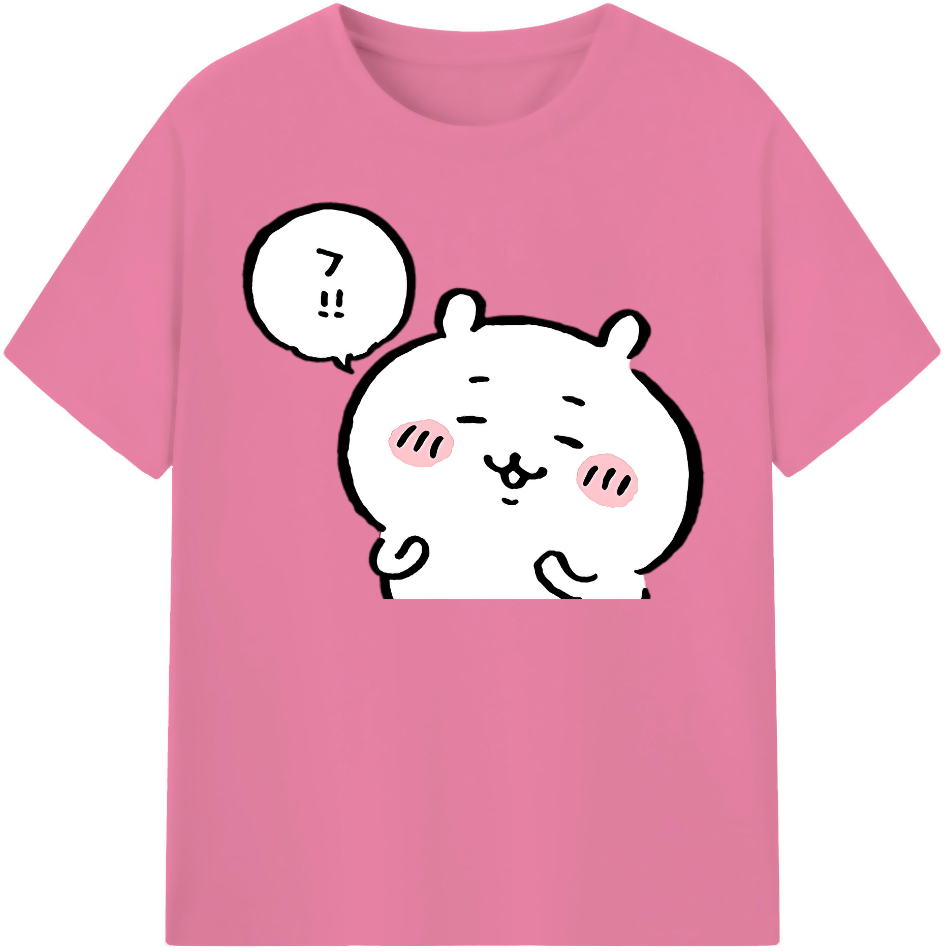 （画像用） ちいかわ ちいかわ Chii-kawa chiikawa 綿100％半袖Tシャツ（フロントプリント）